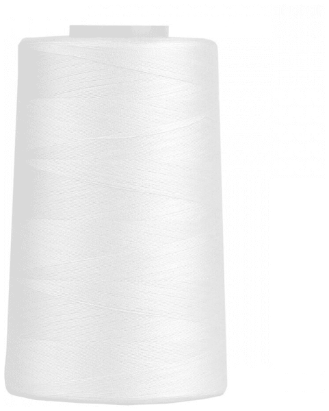 Нитки Sewing Thread 40/2 5000 ярд. цвет - белый 100% п/э в Краснозаводске