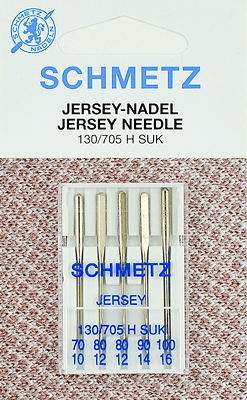 Иглы Schmetz джерси 130/705 H SUK (70x1, 80x2, 90x1, 100x1) 5 шт в Краснозаводске
