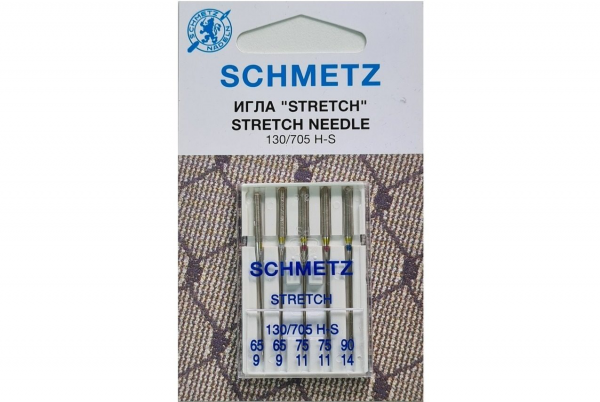 Иглы Schmetz стрейч combi (65x2, 75x2, 90x1), 5 шт в Краснозаводске
